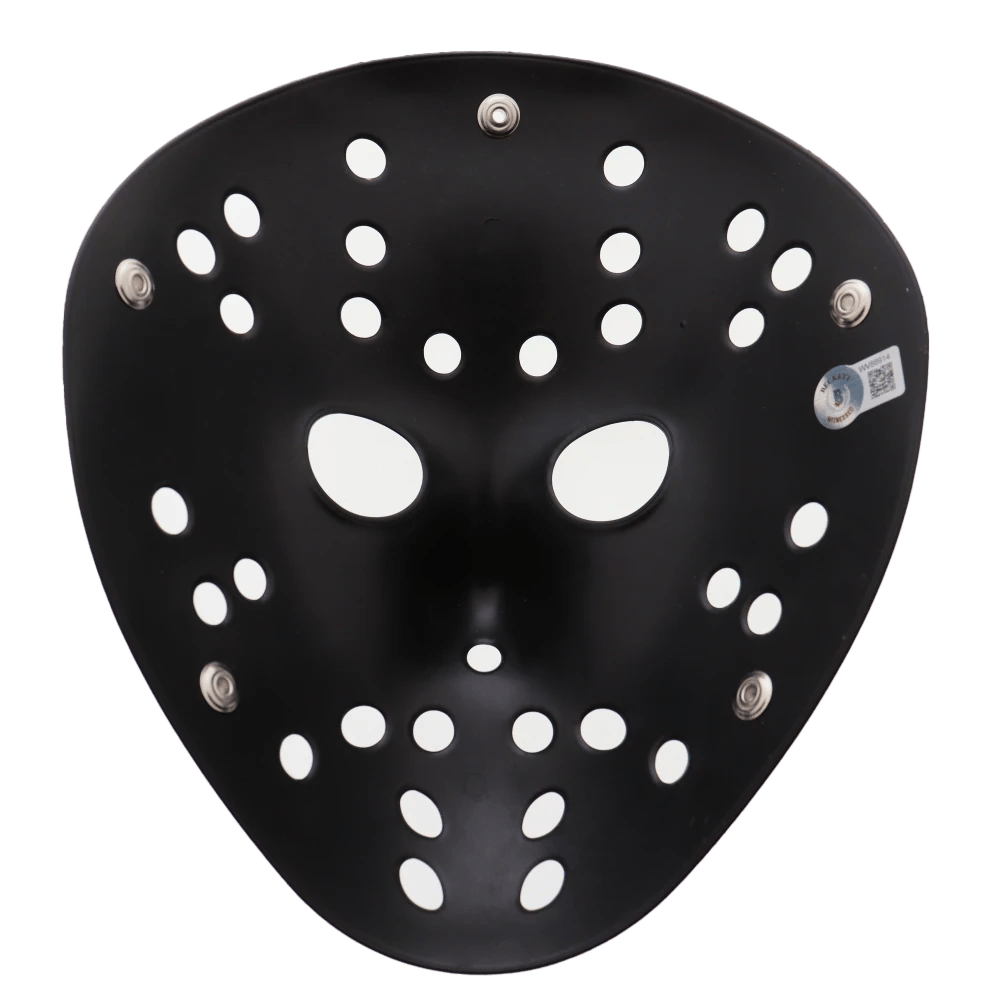 Ari Lehman Signed "Friday the 13th" Black Mask (Beckett) - 3