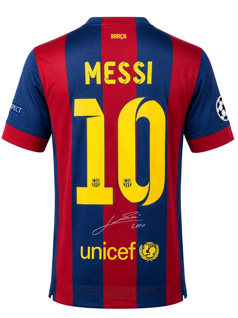 FC Barcelona Squad Signed 2014/15 Jersey - 5