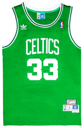 Larry Bird Signed Boston Celtics Jersey (JSA) - 6