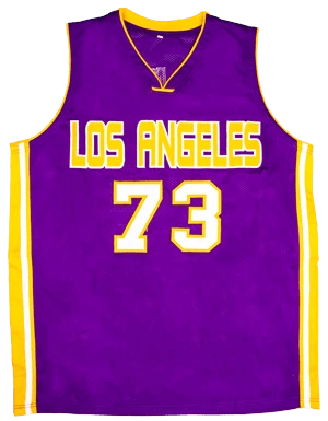 Dennis Rodman Signed Los Angeles Lakers Jersey (BECKETT) - 6