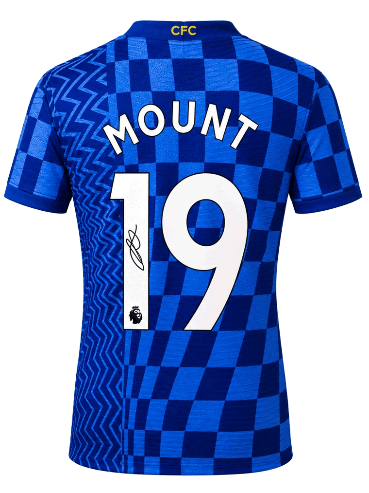 Mason Mount Signed 2021/22 Chelsea FC Jersey (BECKETT) - 4