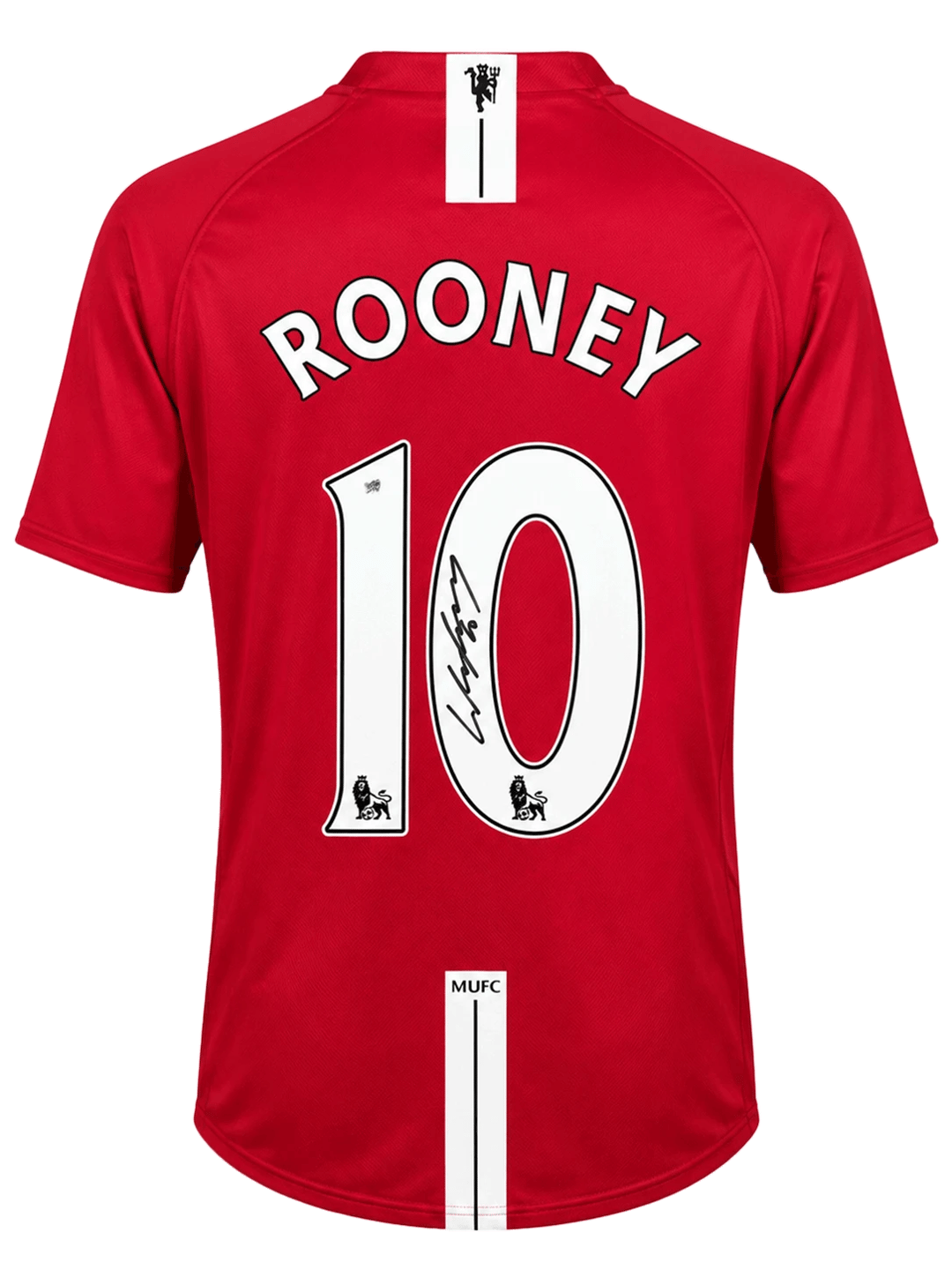 Wayne Rooney Signed 2007/08 Manchester United Jersey (BECKETT) - 4
