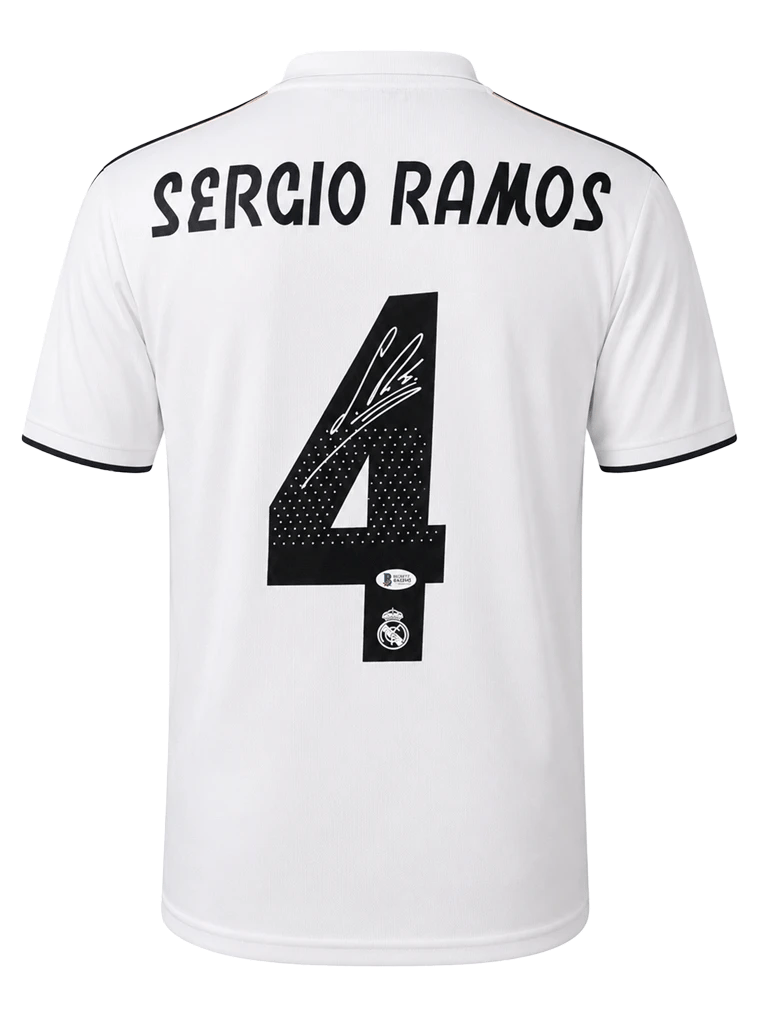 Sergio Ramos Signed 2018/19 Real Madrid Jersey (BECKETT) - 4
