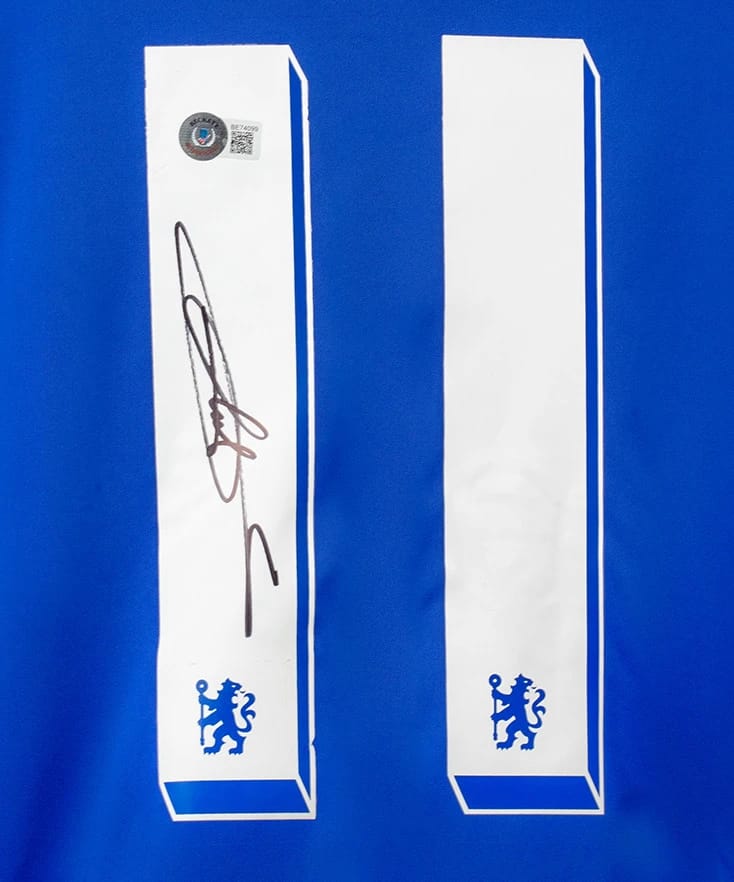 Didier Drogba Signed 2011/12 Chelsea FC Jersey (BECKETT) - 5