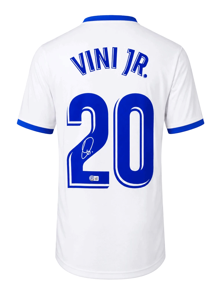 Vinicius JR Signed 2021/22 Real Madrid Jersey (BECKETT) - 4