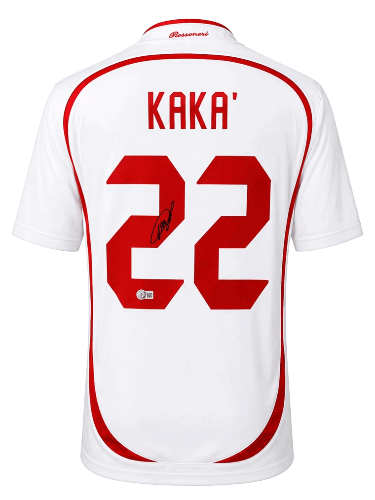 Ricardo Kaká Signed 2006/07 AC Milan Jersey (BECKETT) - 1
