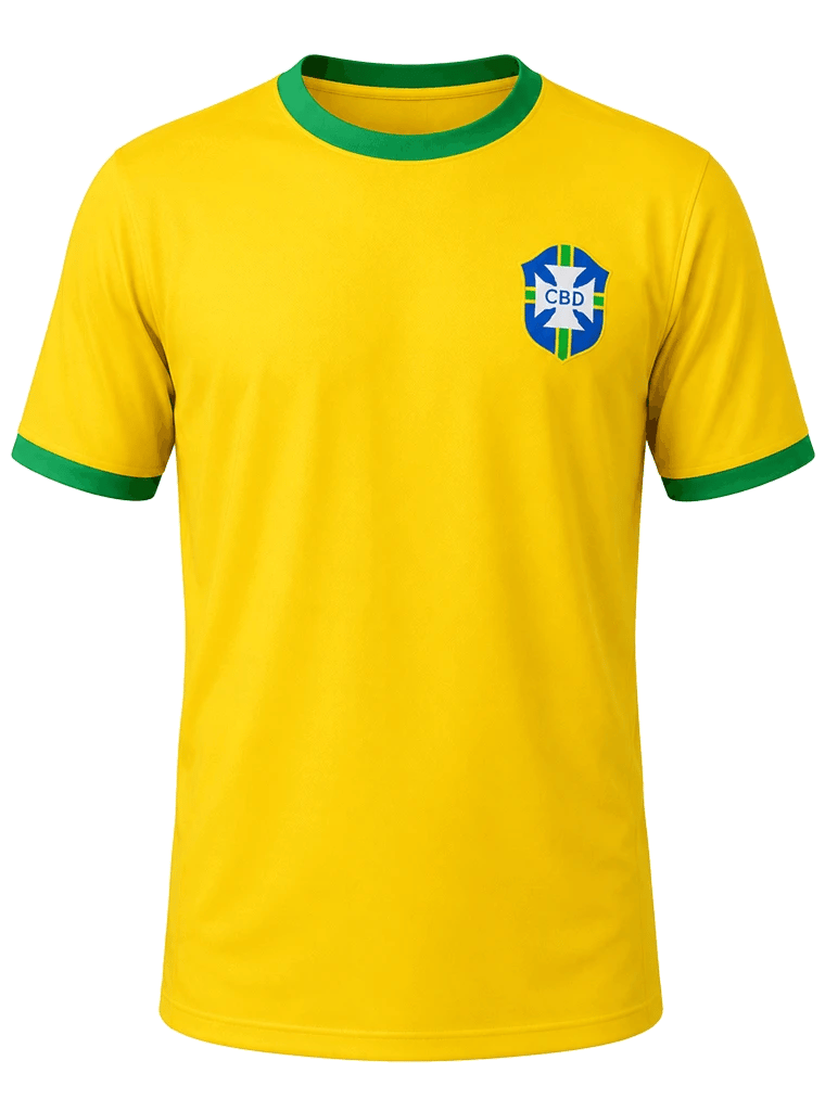 Pelé Signed 1970 Brazil Retro Jersey (BECKETT) - 5