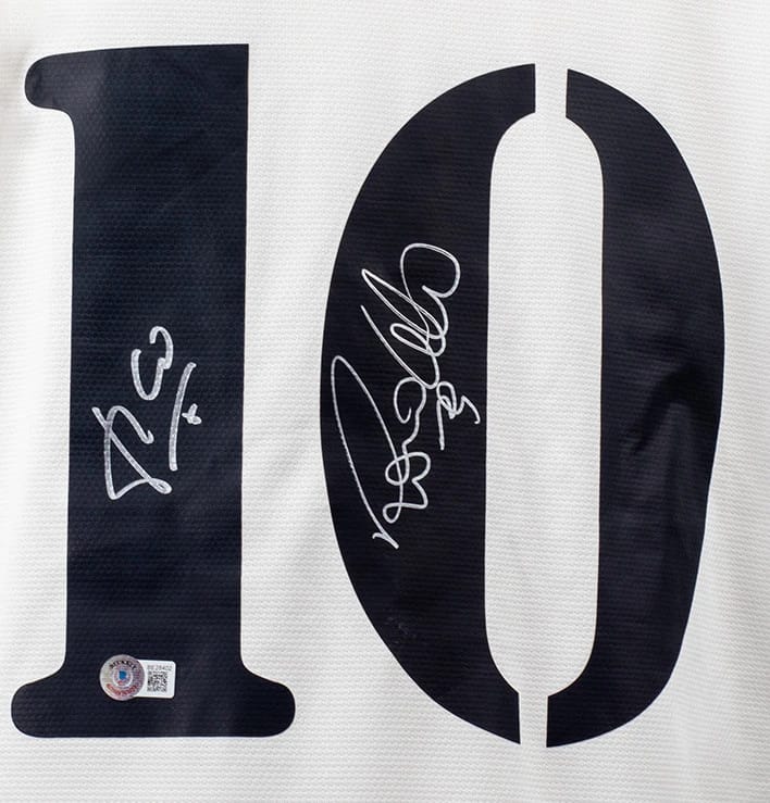 Luis Figo & Ronaldo Nazario Signed 2002/03 Real Madrid Jersey (BECKETT) - 5