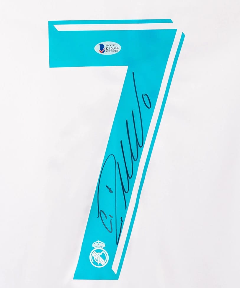 Cristiano Ronaldo Signed 2017/18 Real Madrid Jersey (BECKETT) - 5