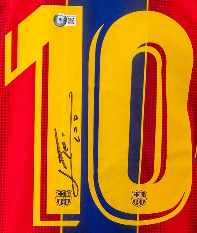 Lionel Messi Signed 2020/21 Barcelona Jersey (ICONS) - 5