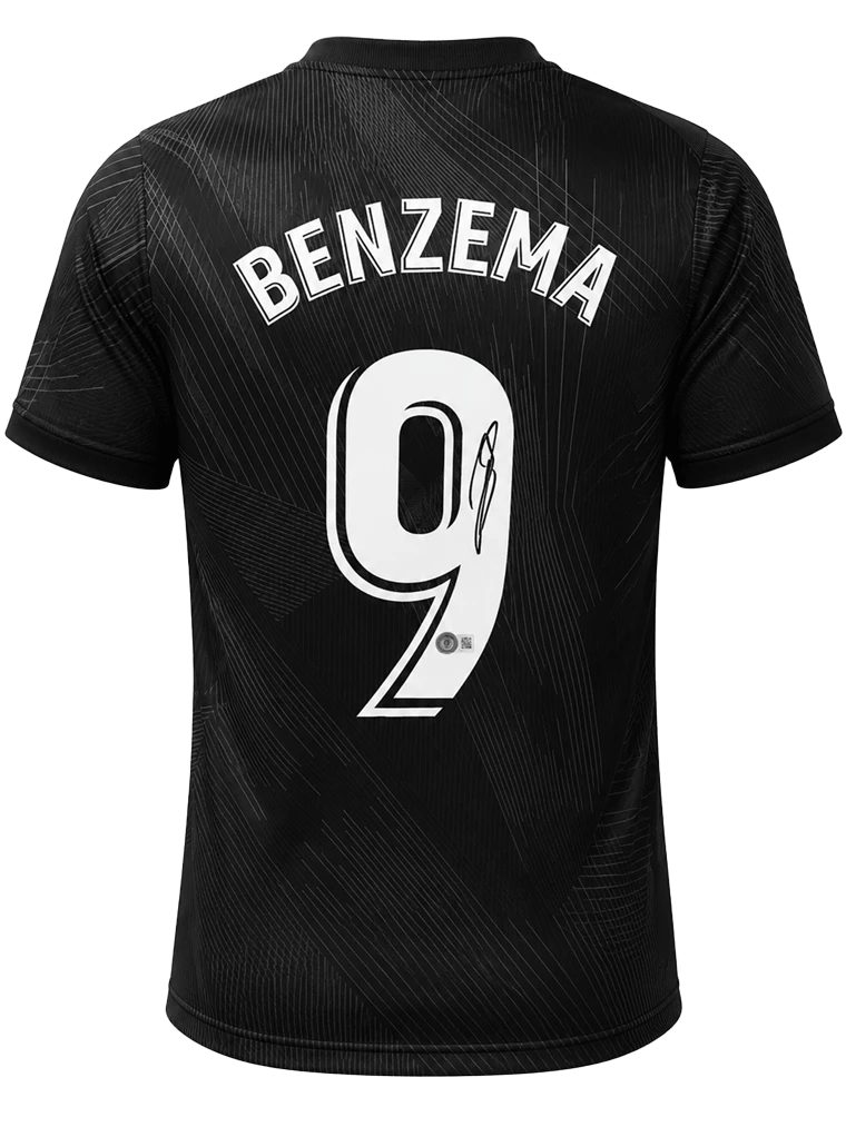 Karim Benzema Signed 2021/22 Real Madrid Jersey (BECKETT) - 4