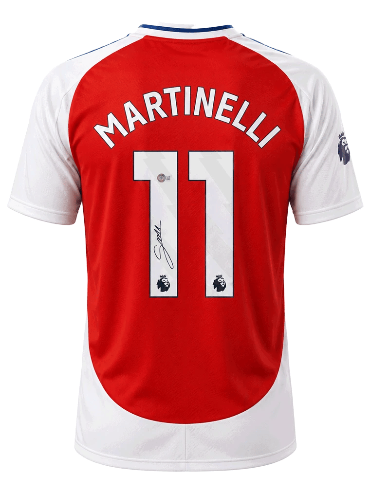 Gabriel Martinelli Signed 2024/25 Arsenal Jersey (BECKETT) - 4
