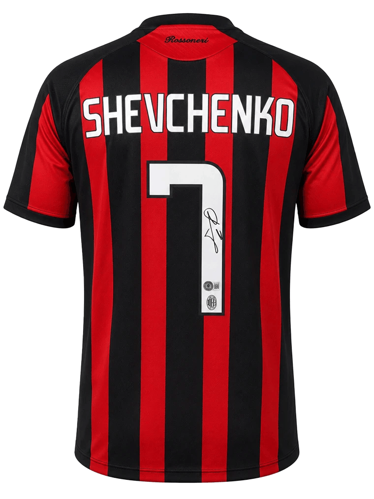 Andriy Shevchenko Signed 2005/06 AC Milan Jersey (beckett) - 4