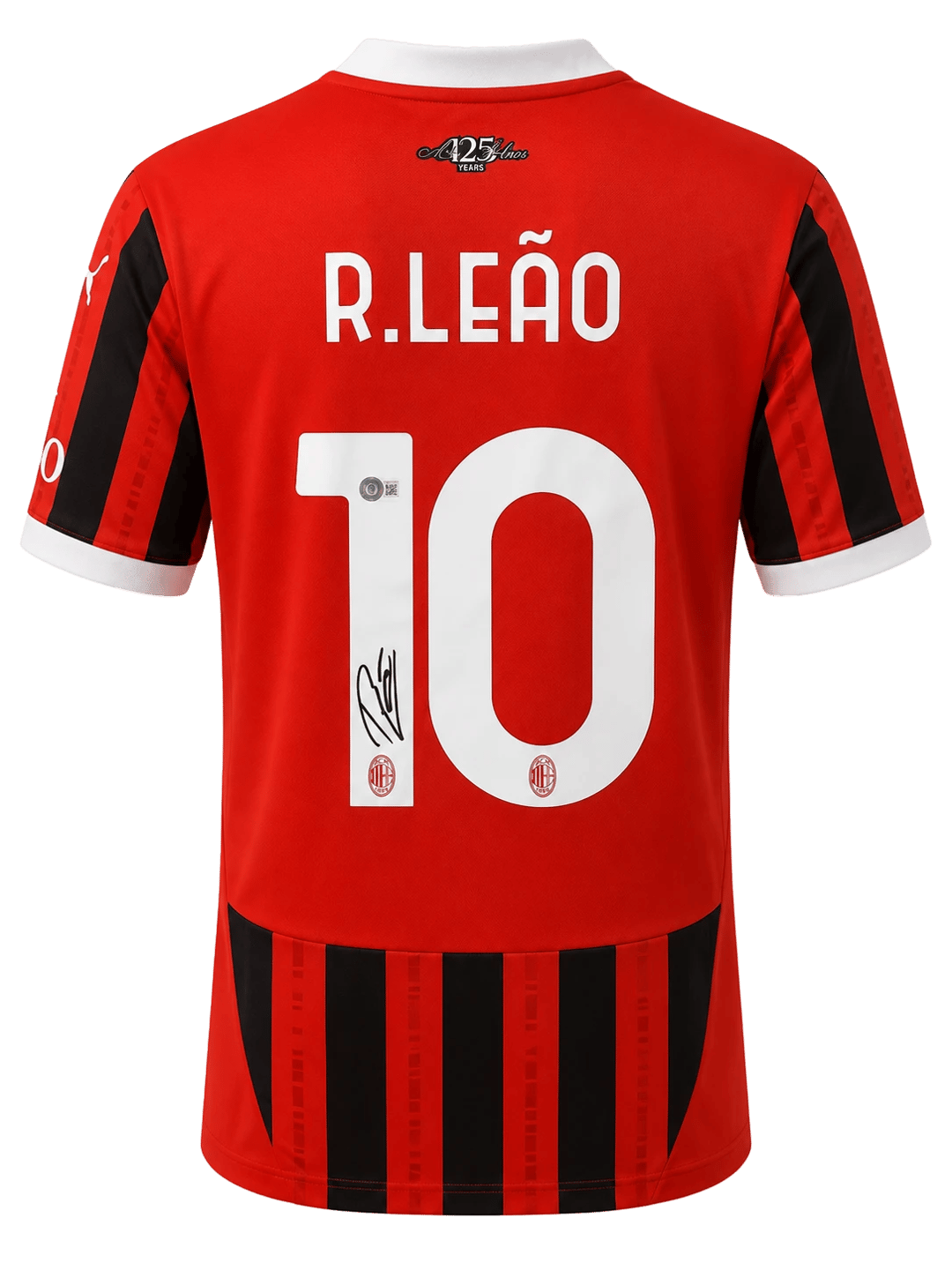 Rafa Leao Signed 2022/23 AC Milan Jersey (BECKETT) - 4