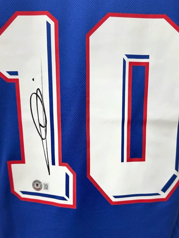 Zidan Signed 1998 France Jersey (BECKETT) - 10
