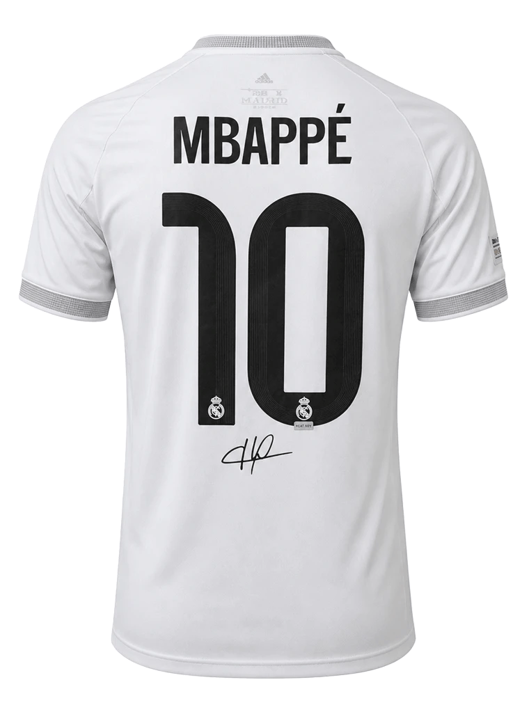 KYLIAN MBAPPÉ SIGNED 2025/26 REAL MADRID JERSEY (GCOA) - 4