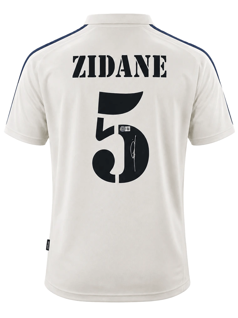 Zinedine Zidane Signed 2001/02 Real Madrid Jersey (Beckett) - 4
