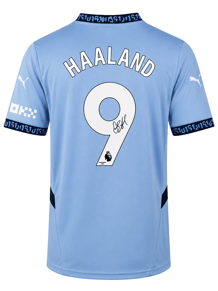 ERLING HAALAND SIGNED 2022/03 MANCHESTER CITY JERSEY (BECKETT) - 4