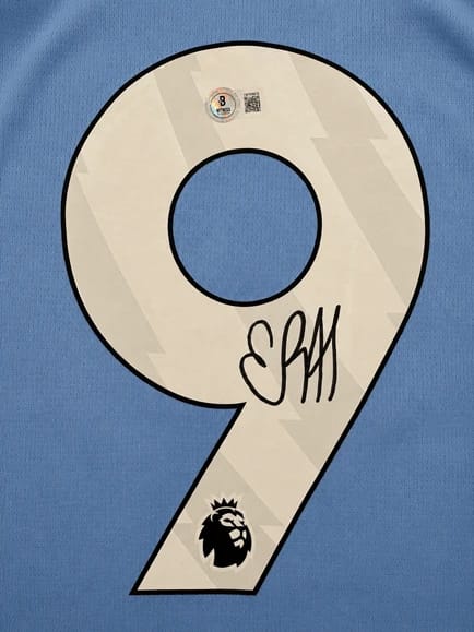 ERLING HAALAND SIGNED 2022/03 MANCHESTER CITY JERSEY (BECKETT) - 7