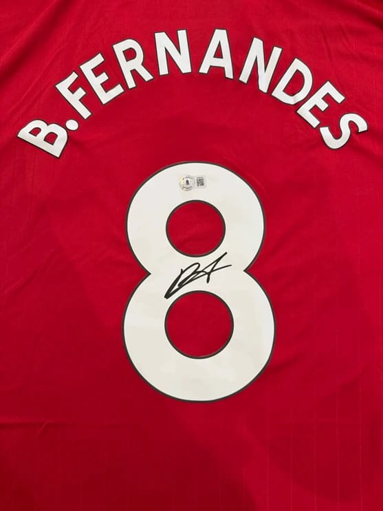 BRUNO FERNANDES SIGNED 2022/23 MANCHESTER UNITED JERSEY (BECKETT) - 6