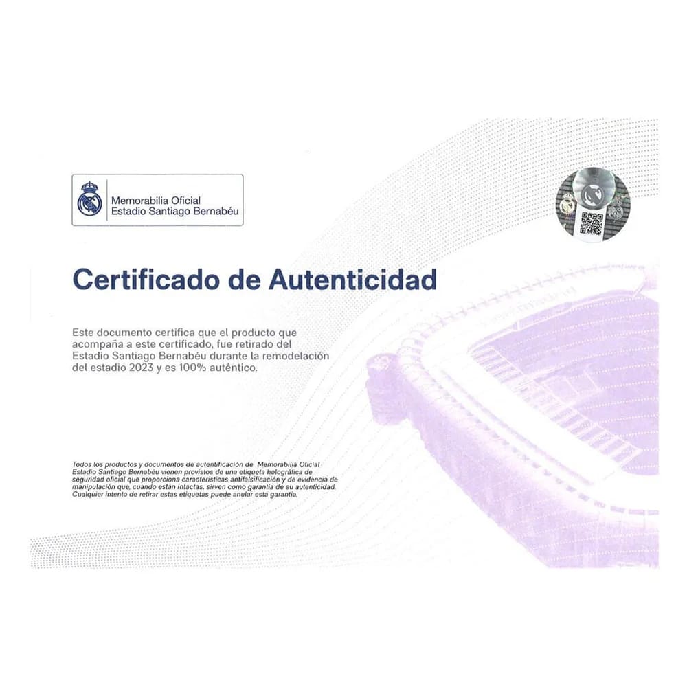 ORIGINAL SANTIAGO BERNABEU STADIUM SEAT - 7