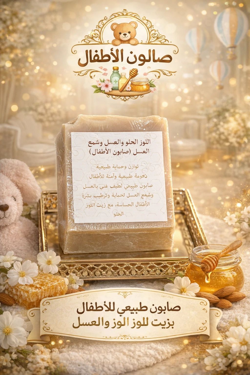 صابون الاطفال بالعسل - 1
