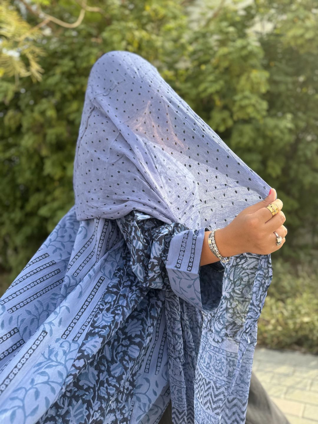 Abaya w Chiffon Tarha K3 - 5