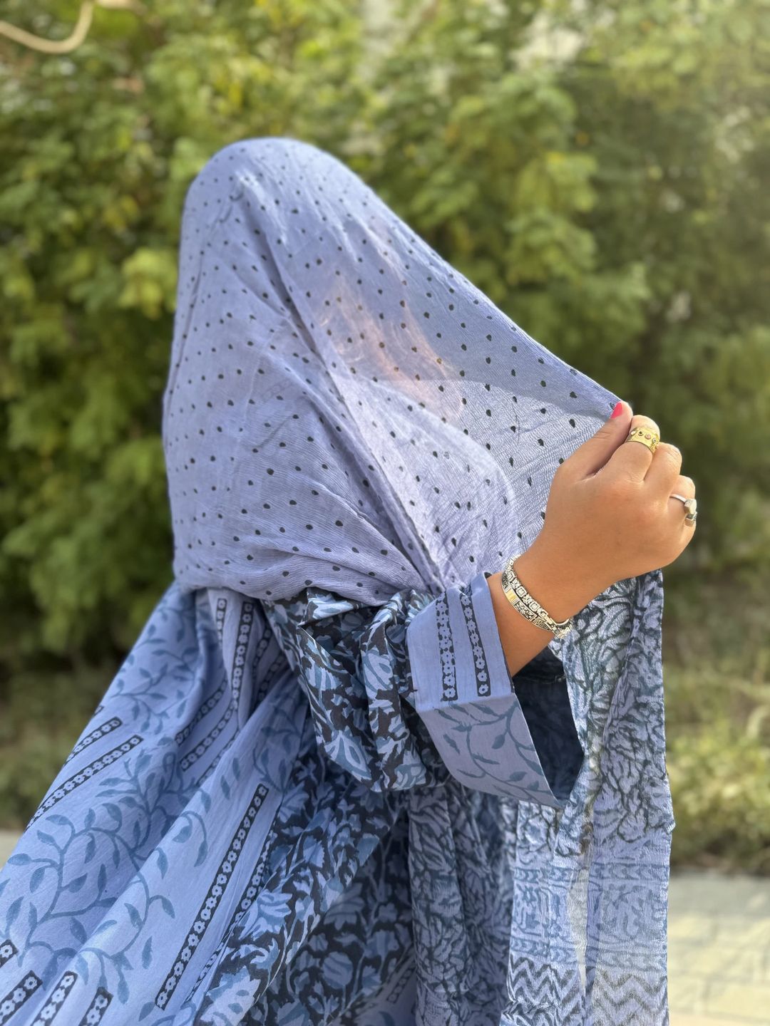 Abaya w Chiffon Tarha K3 - 3