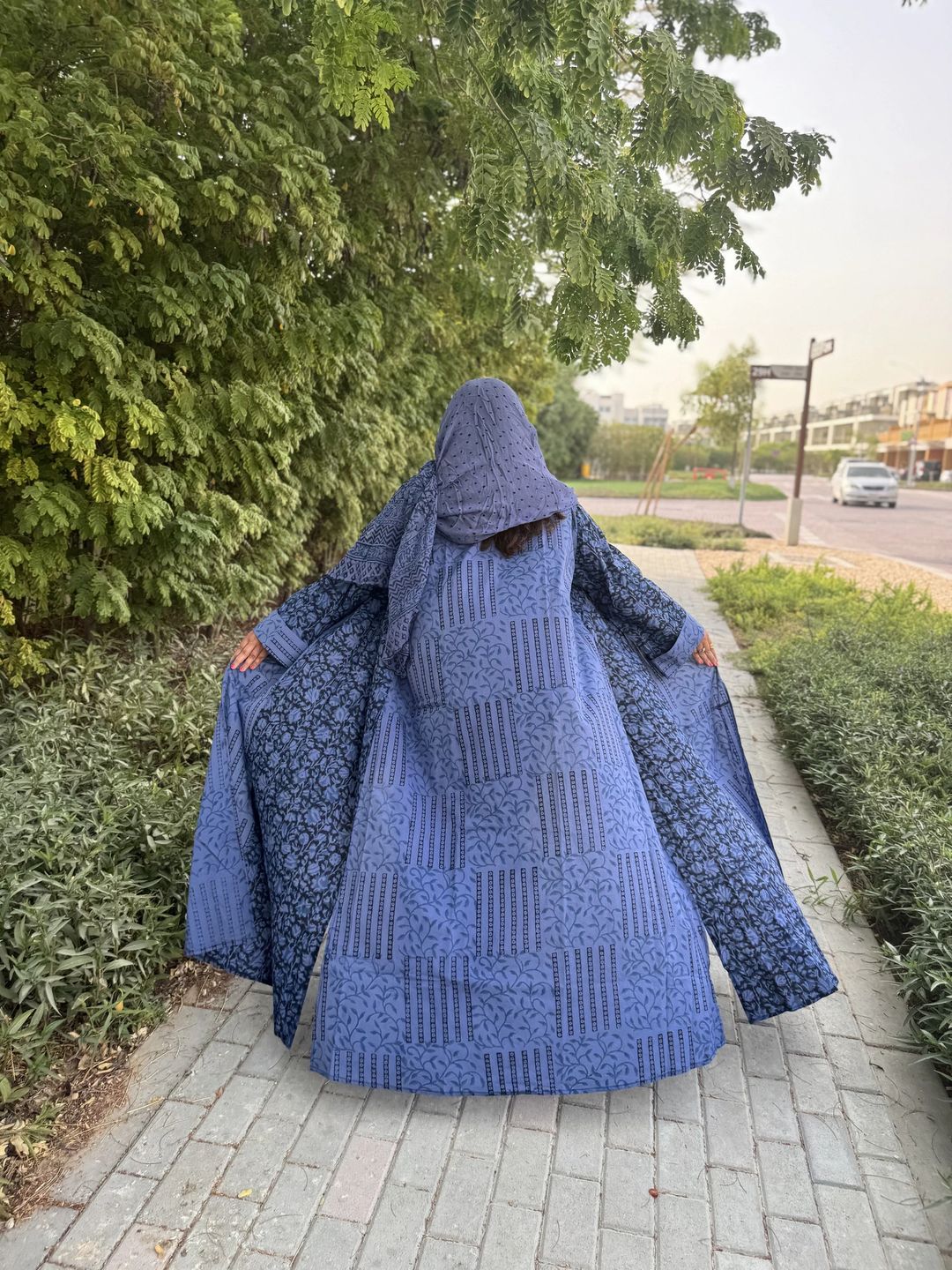 Abaya w Chiffon Tarha K3 - 6