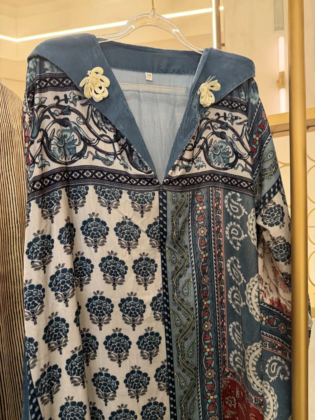 Micro Velvet Kaftan - 4