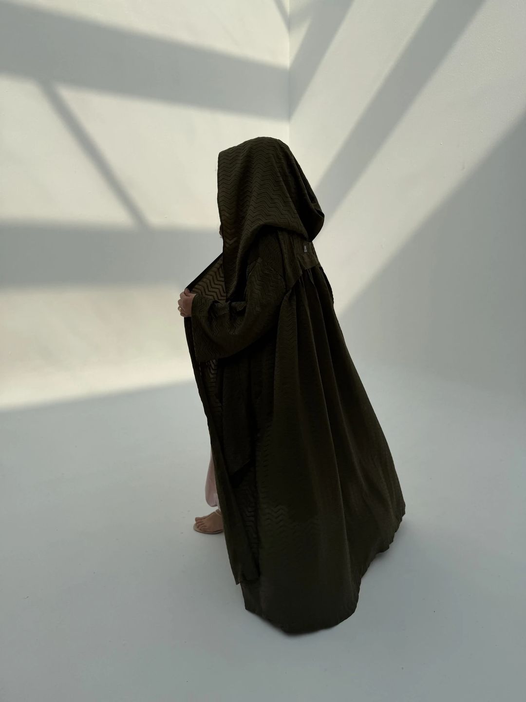 Light Hoodie Abaya H5 - 10