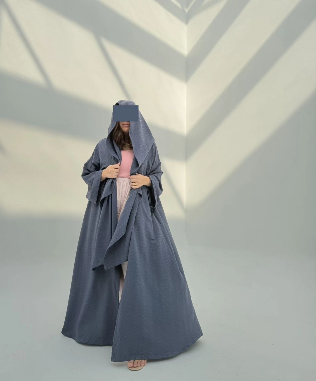 Light Stretch Hoodie Abaya H8 - 7