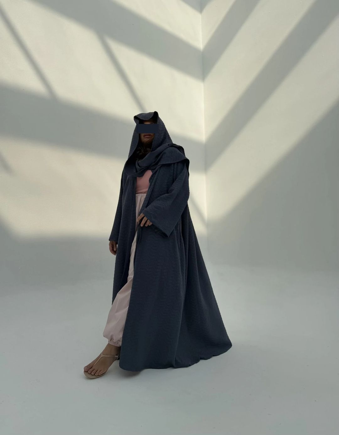 Light Stretch Hoodie Abaya H8 - 10