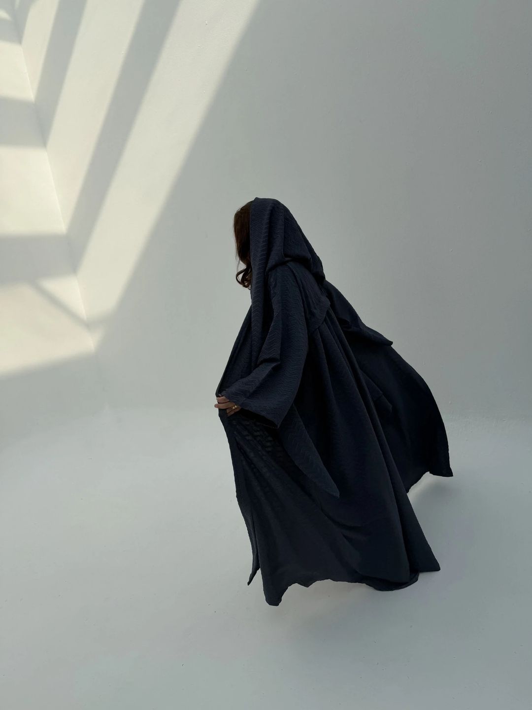 Light Stretch Hoodie Abaya H8 - 9