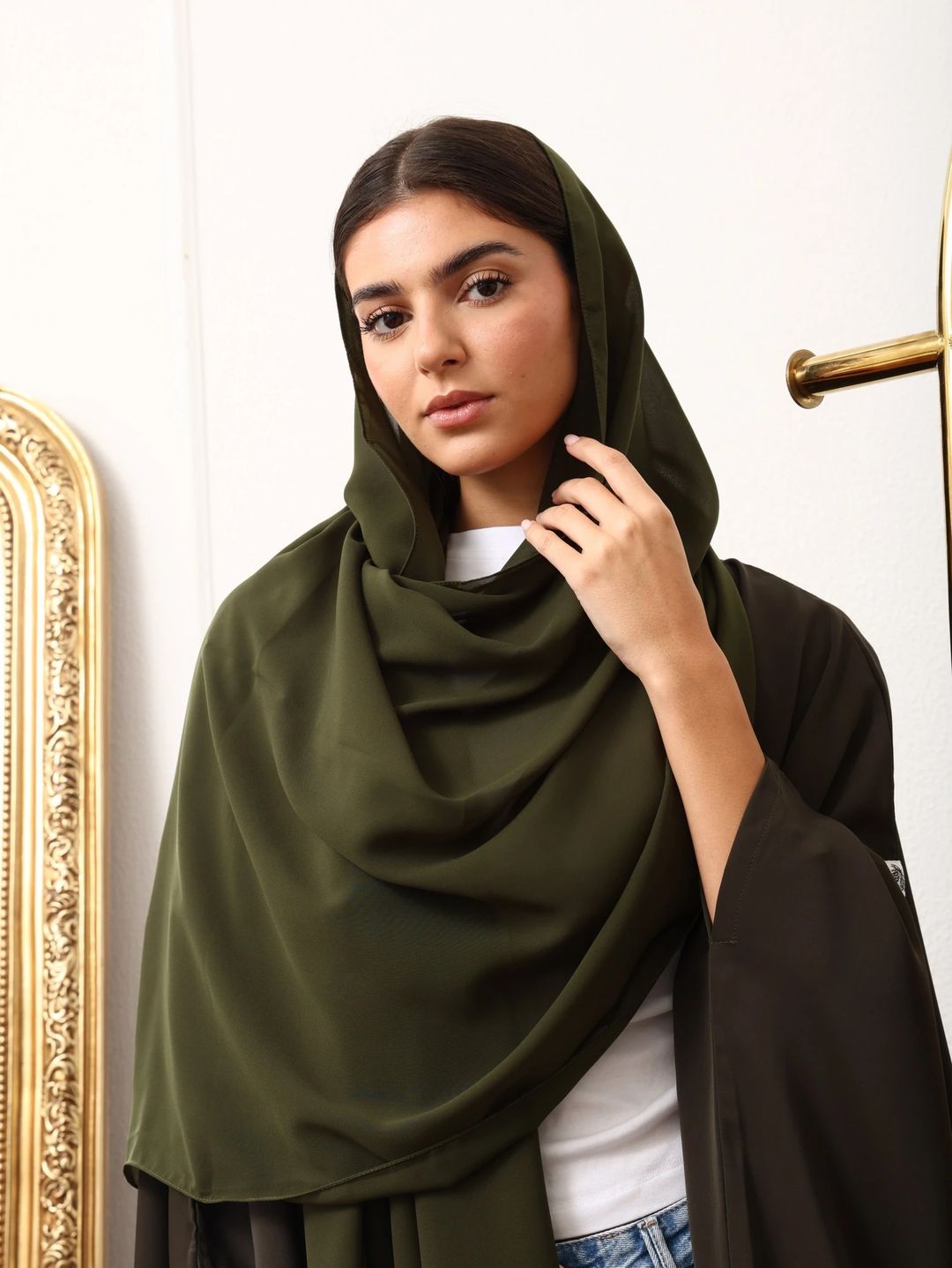 Nada Abaya with Knot N4 - 5