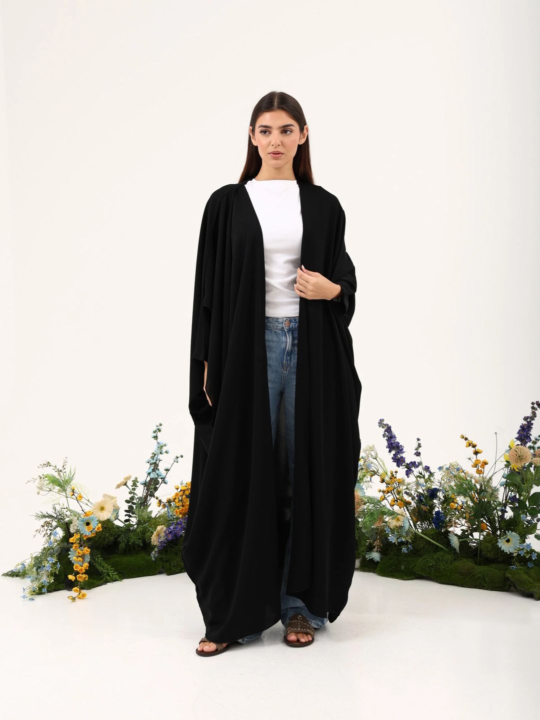 Nada Abaya with Knot N6 - 2