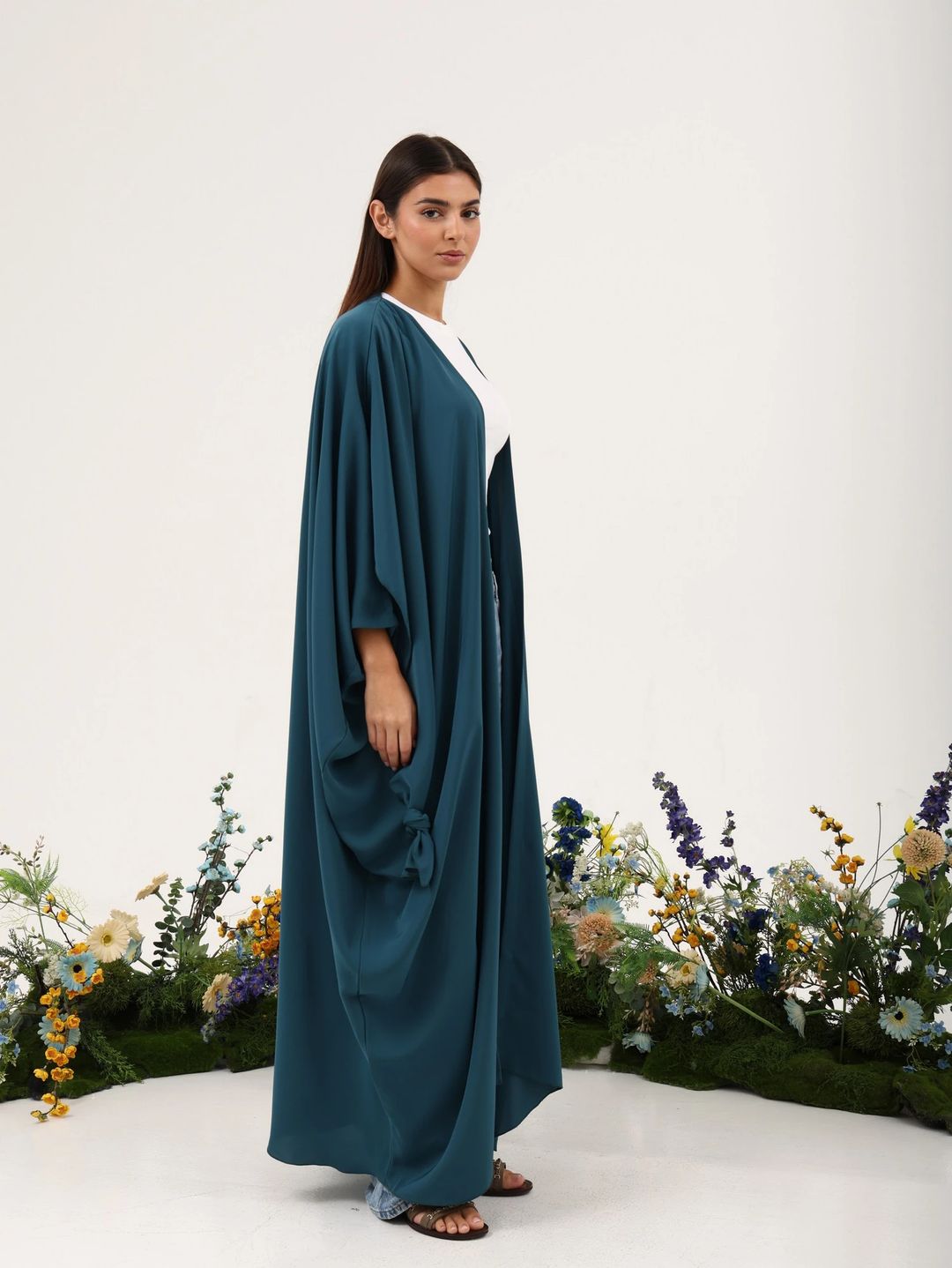 Nada Abaya with Knot N5 - 4