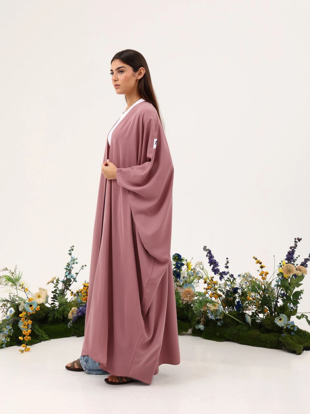 Nada Abaya with Knot N2 - 10
