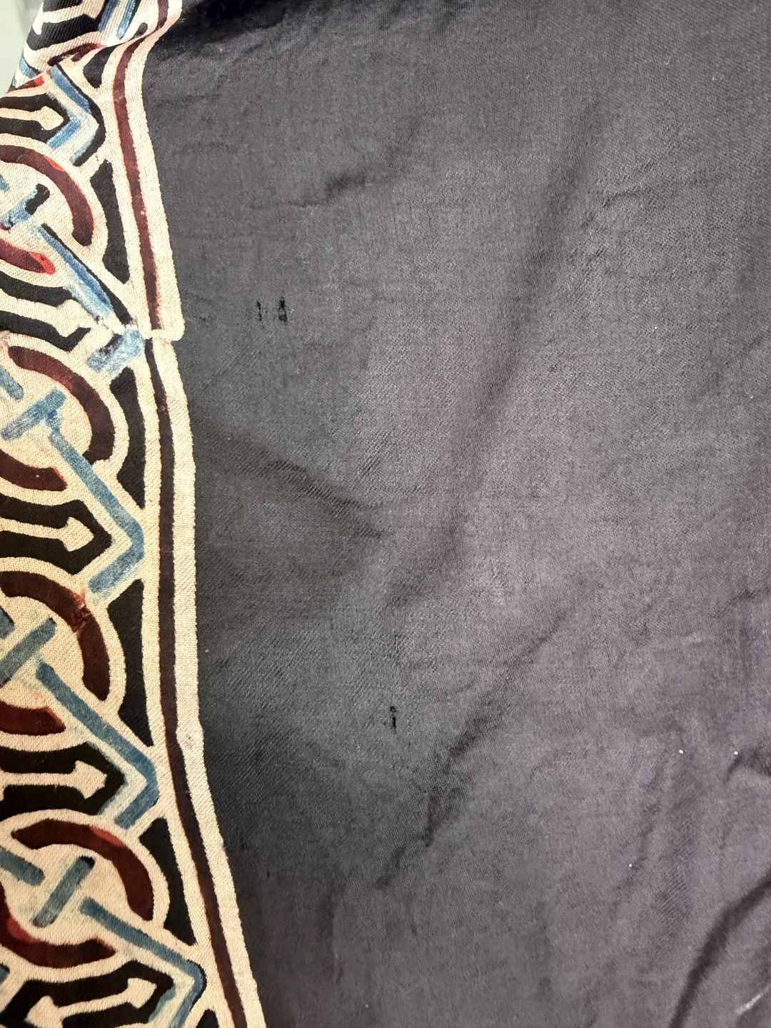 Bisht Pure Silk Handblock Abaya A9 - 2