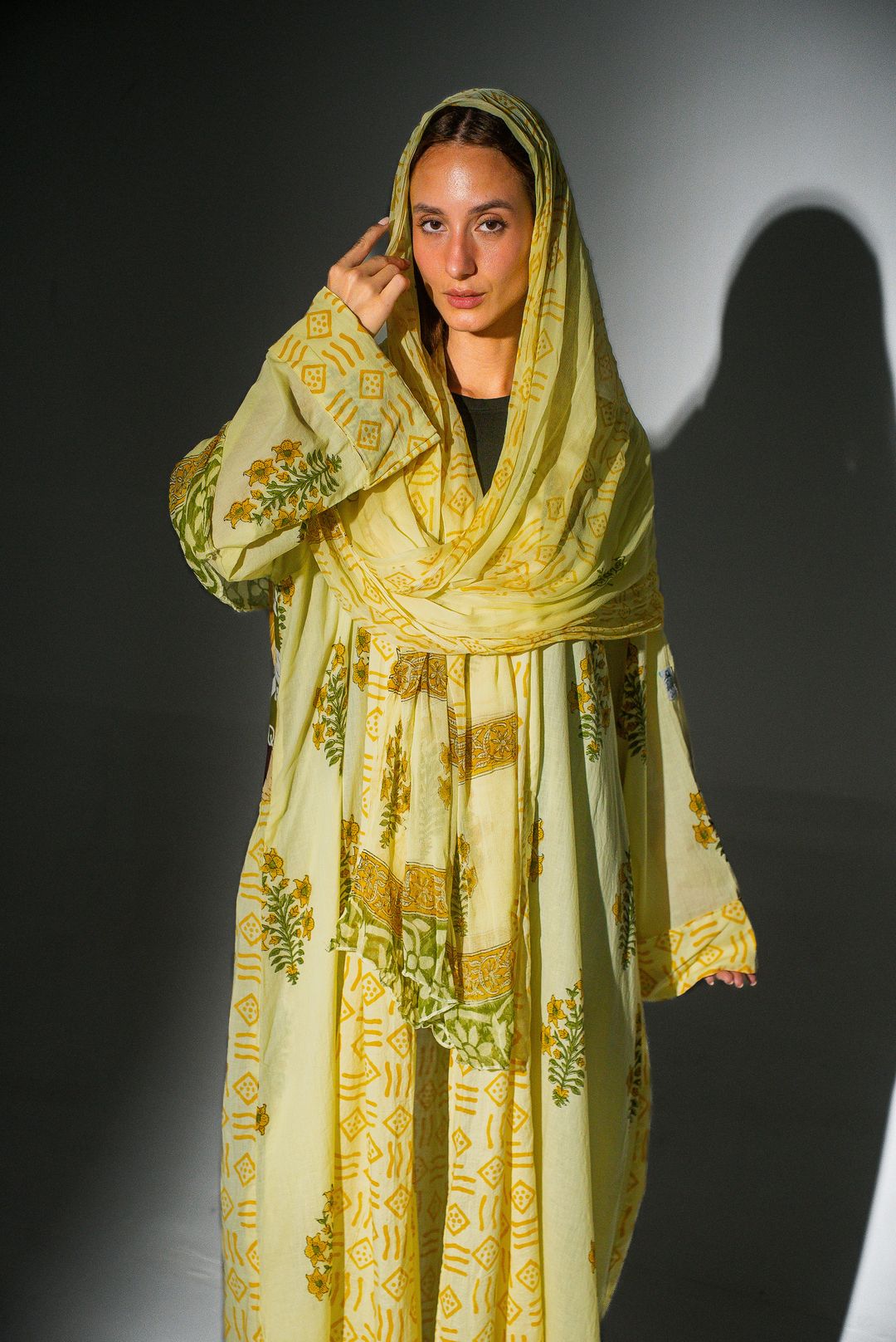 Abaya w Chiffon Tarha B12 - 2