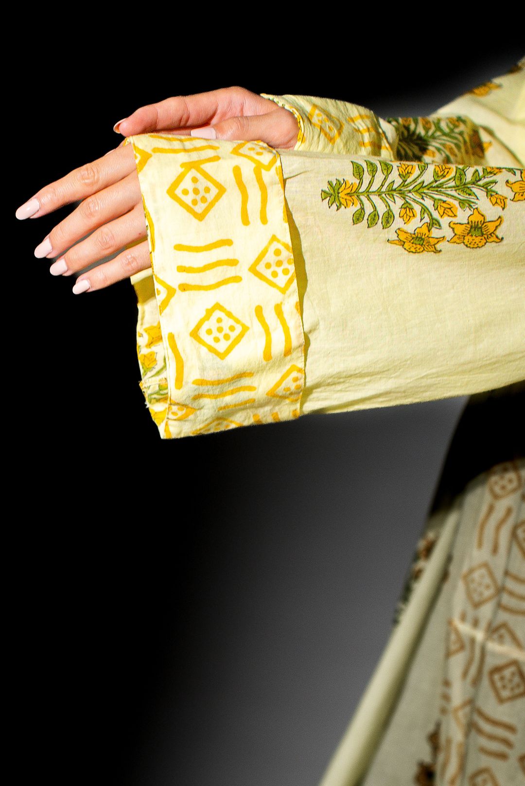 Abaya w Chiffon Tarha B12 - 8
