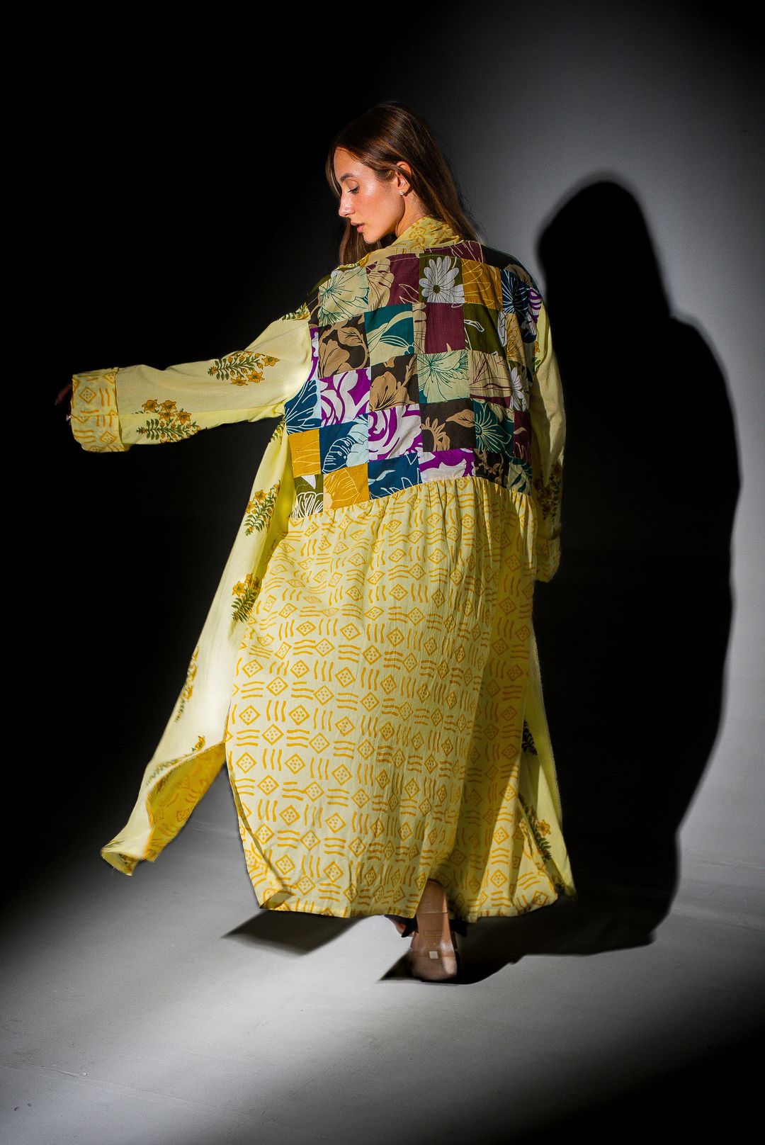 Abaya w Chiffon Tarha B12 - 6