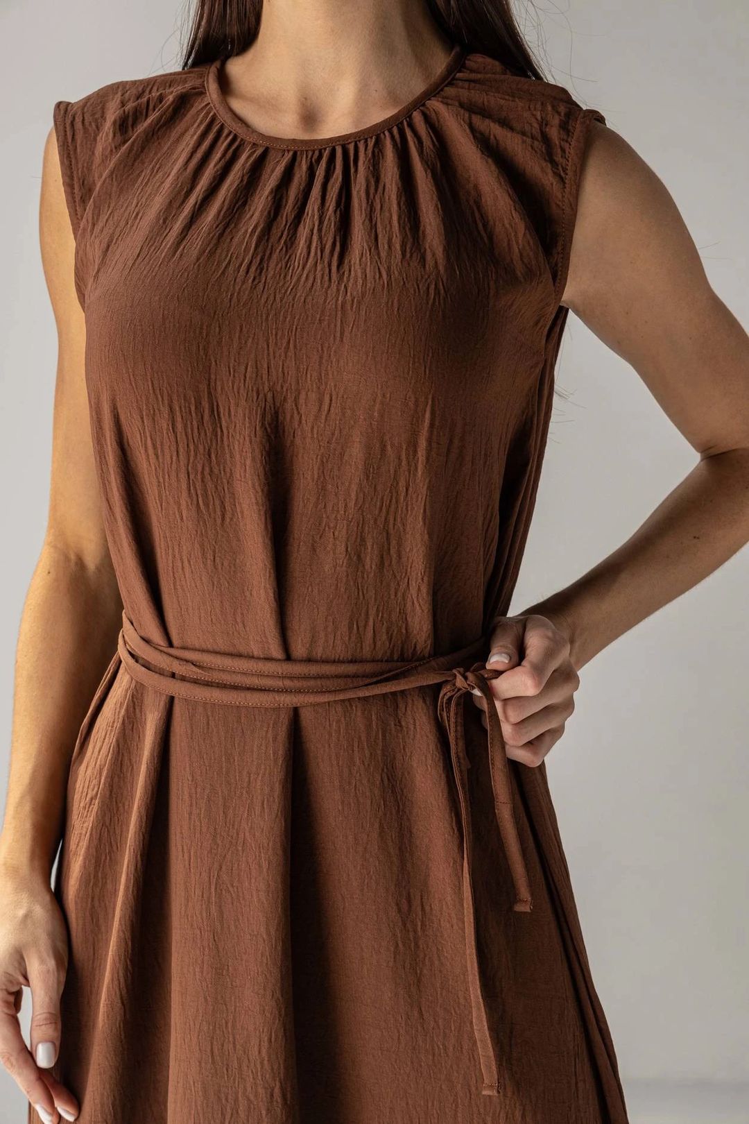 Women’s Crepe Dress – Modest Daily Wear | D1144 - 3