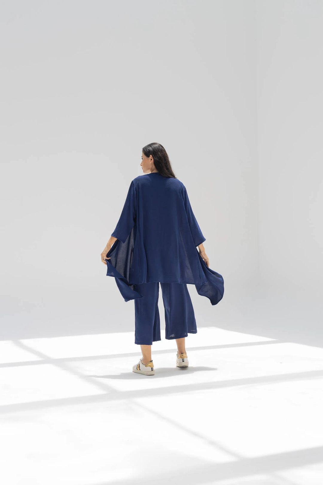 Women’s Crepe Travel Three-Piece Set – Cardigan, Shirt & Pants | TR405 - 12