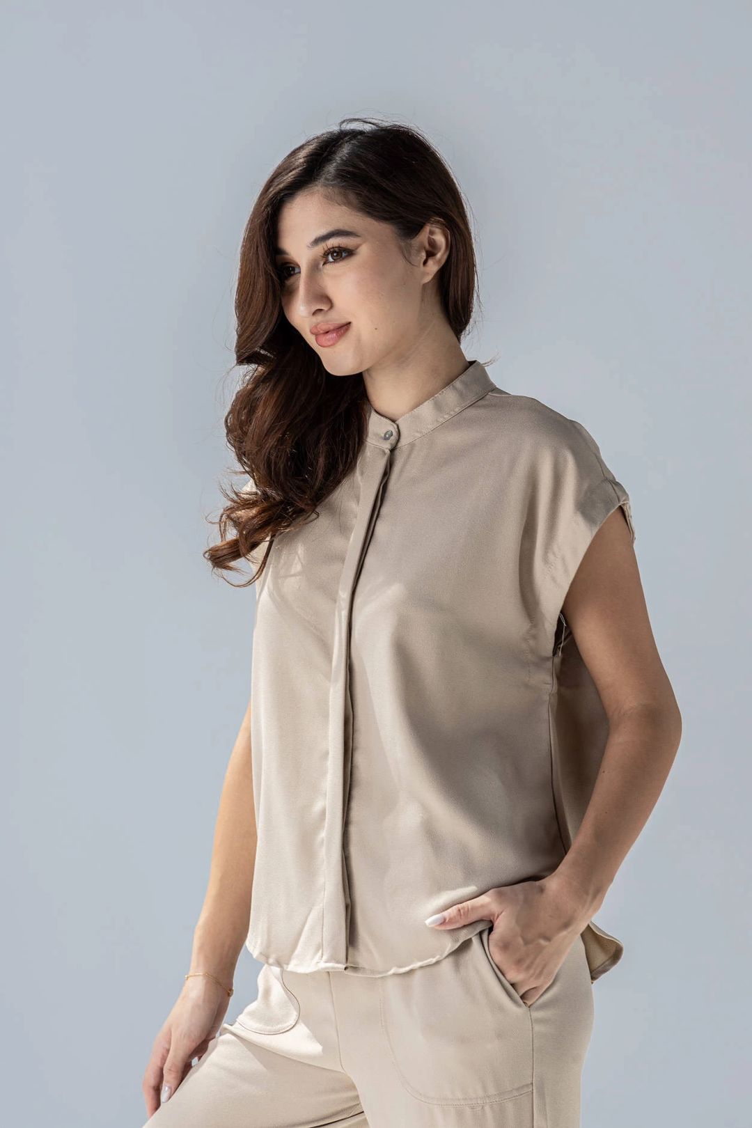 Women’s Crepe Two-Piece Set – Modest Daily Wear | R2012 - 1