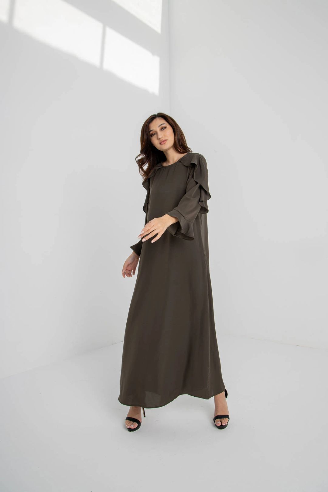 Women’s Crepe Dress – Modest Everyday Wear | TK32 - 4