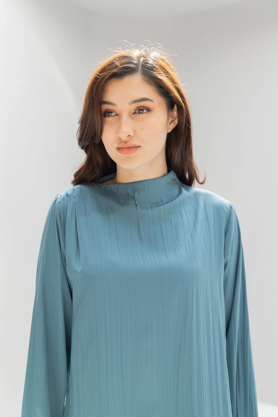 Women’s Silk Crepe Two-Piece Set – Top & Pants | K103 - 3