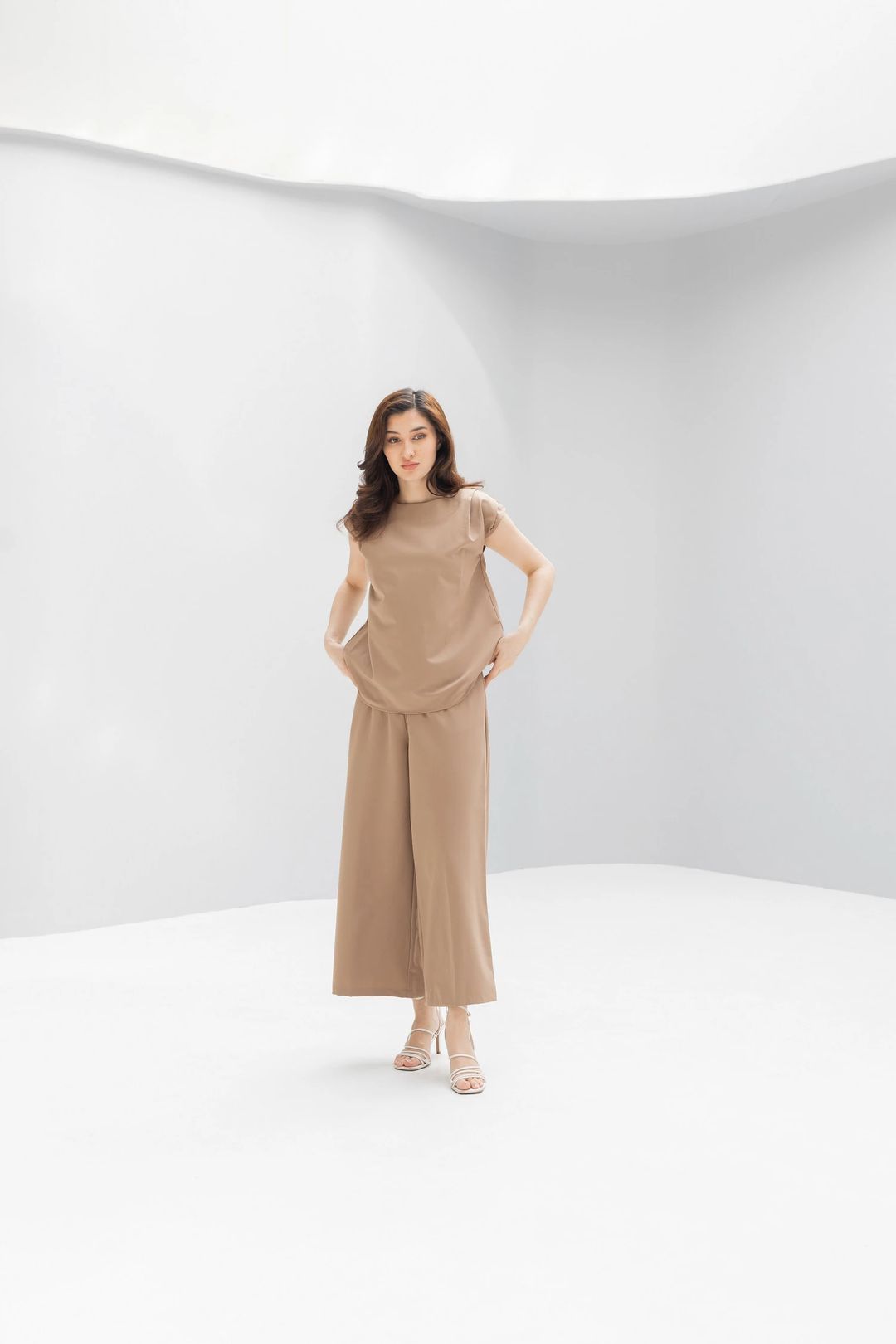 Women’s Korean Crepe Two-Piece Set – Top & Pants | P305 - 12