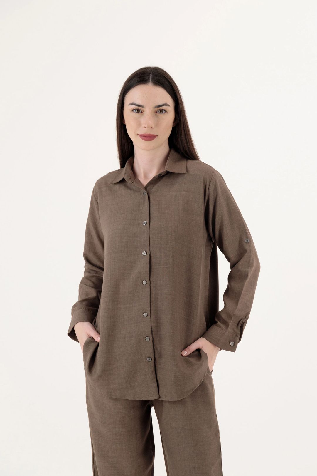 Women’s Linen Travel Set – Shirt & Pants | TR20 - 3