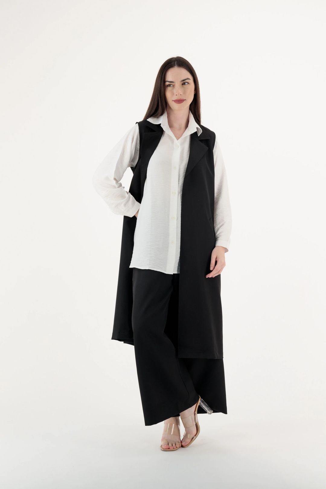 Women’s Crepe Travel Set – Jacket, Shirt & Pants | TR431 - 7